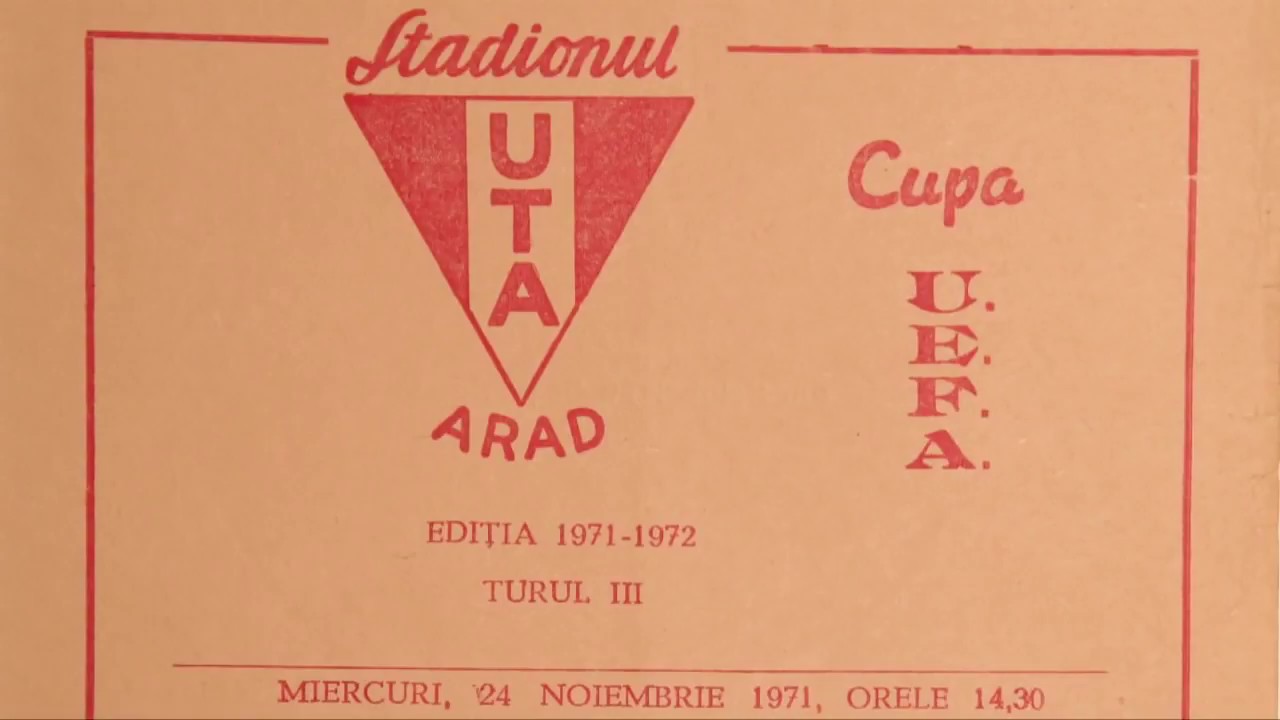 UTA Arad 3-0 Vitoria Setubal (November 24, 1971