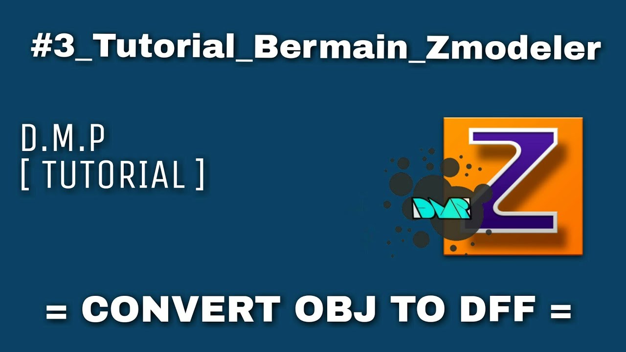 [ TUTORIAL ] Convert OBJ To DFF