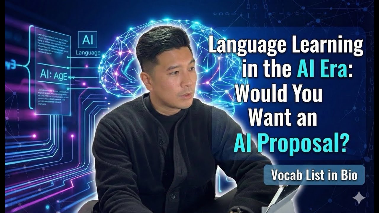 [Japanese Immersion] Language Learning in the AI Era: Would You Want an AI Proposal?