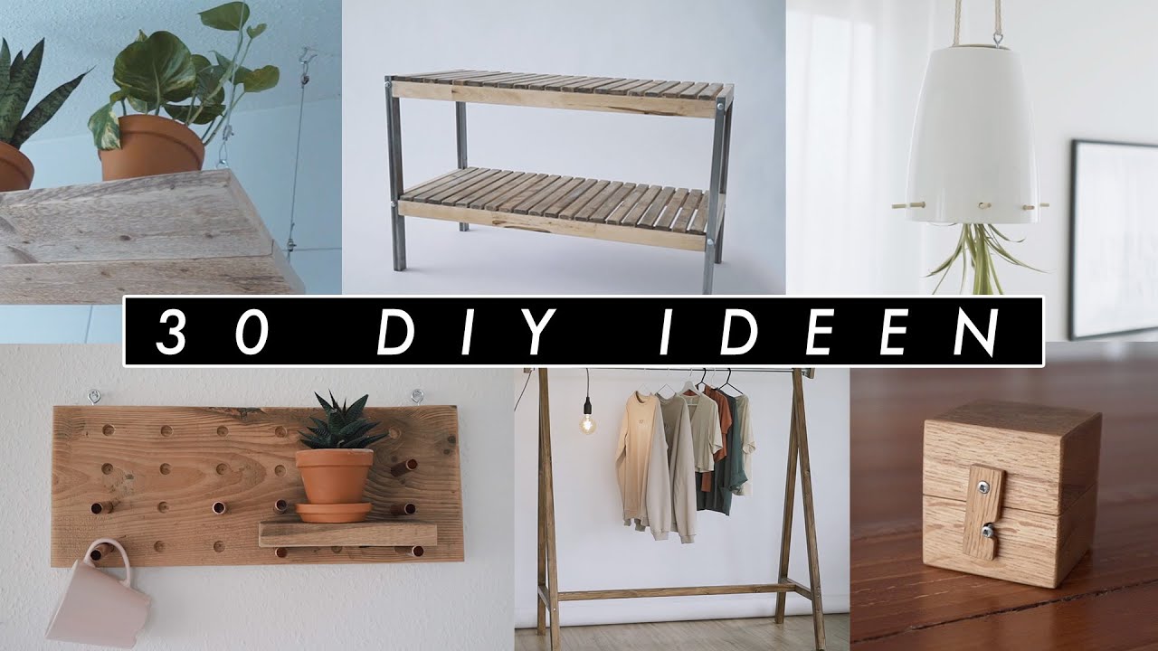 30 DIY & Upcycling Ideen aus Holz zum selber machen | EASY ALEX
