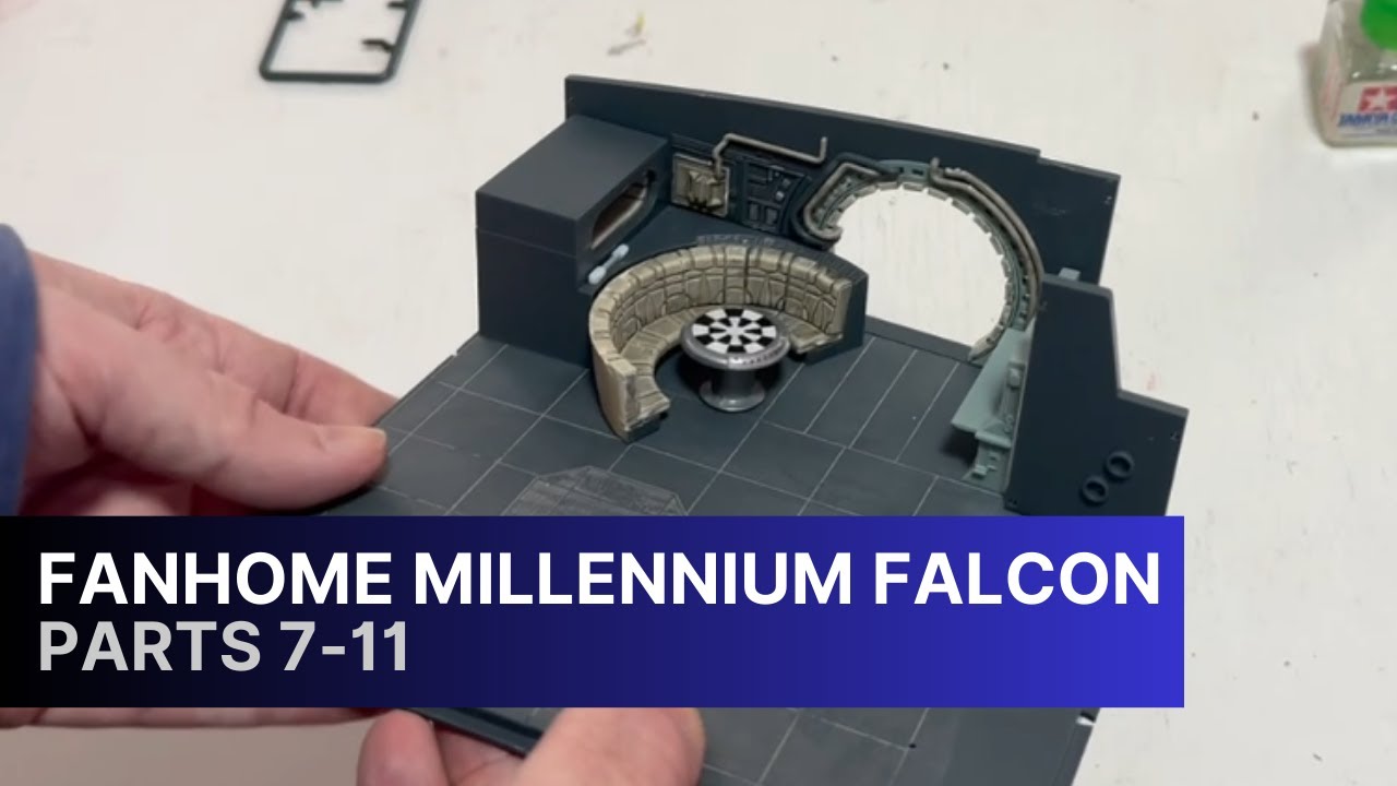 Fanhome Star Wars 1/43 Millennium Falcon, parts 7-11
