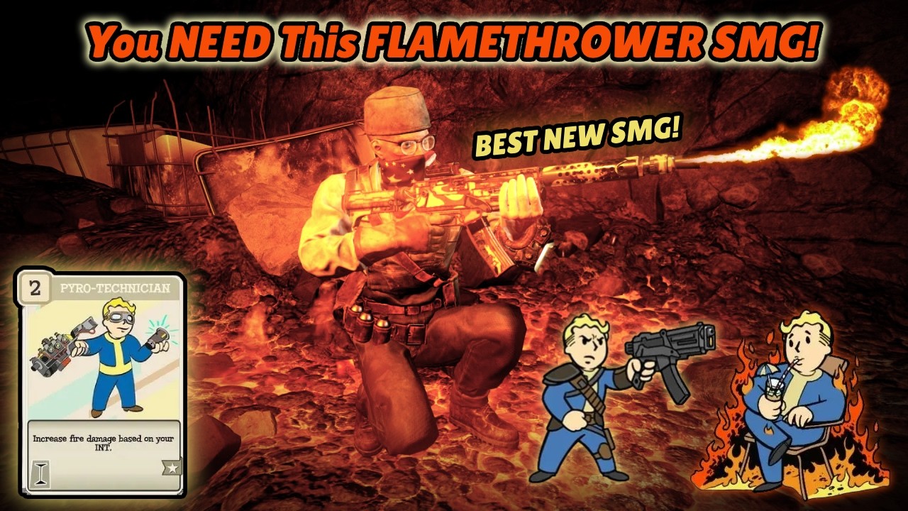 ЛУЧШИЙ НОВЫЙ пистолет-пулемет в Fallout 76! Обновленный билд на &laquo;Идеальный шторм&raquo;!
