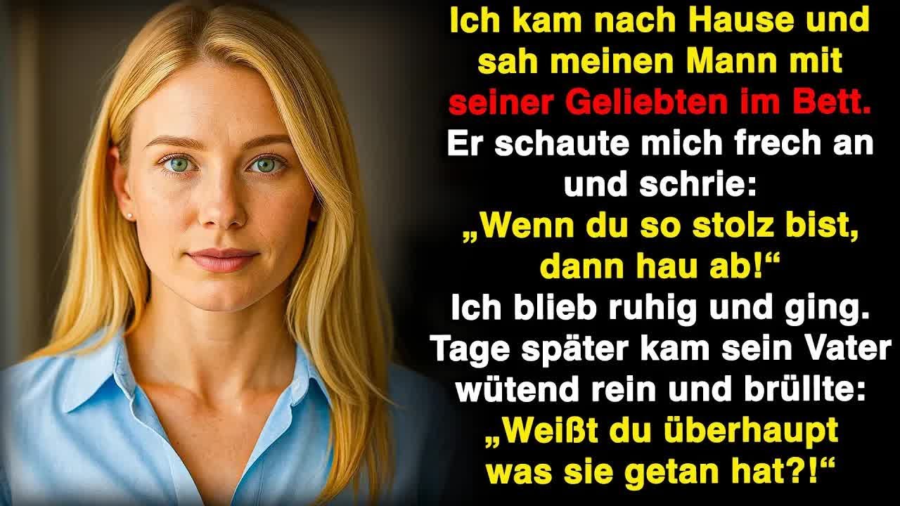 „Wenn du dich für ehrenhaft hältst, hau ab!“ schrie mein Mann  Als ich ihn im Bett erwischte