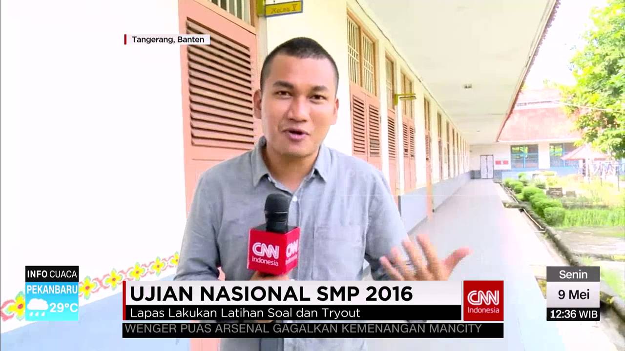 Ujian Nasional SMP 2016 Penghuni Lapas