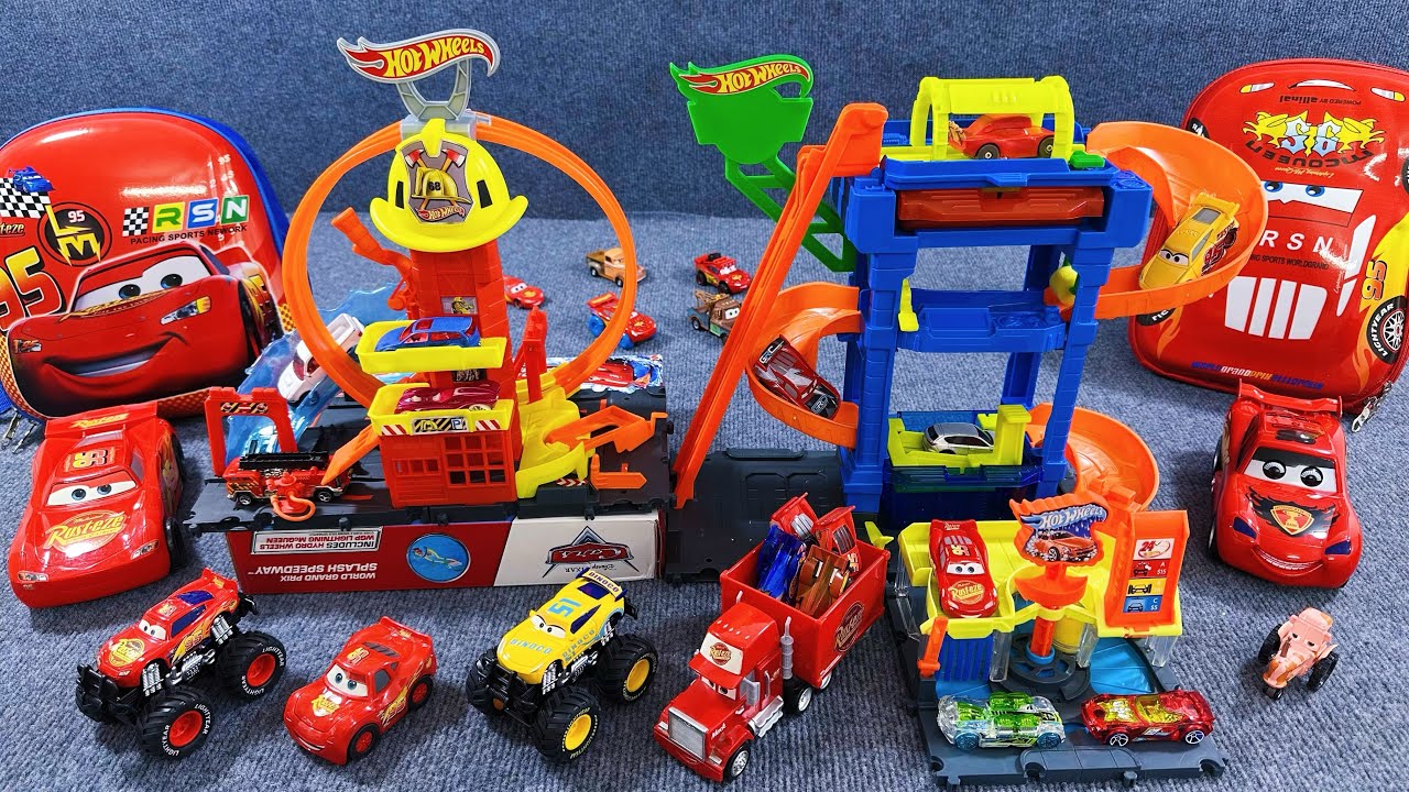 Disney Pixar Cars Unboxing Review | Disney Pixar Cars Color Changers Race Ready Car Wash Playset
