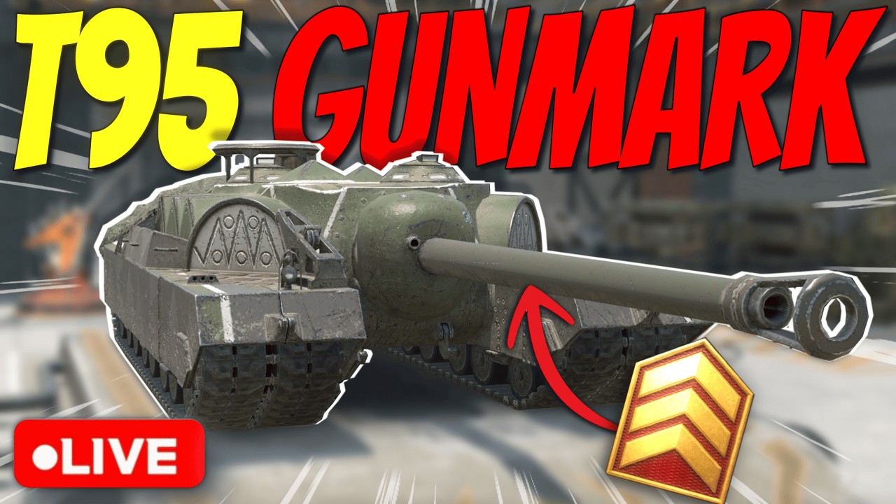 T95 Gunmark, aber wenn ich rage endet der Stream! || World of Tanks Blitz