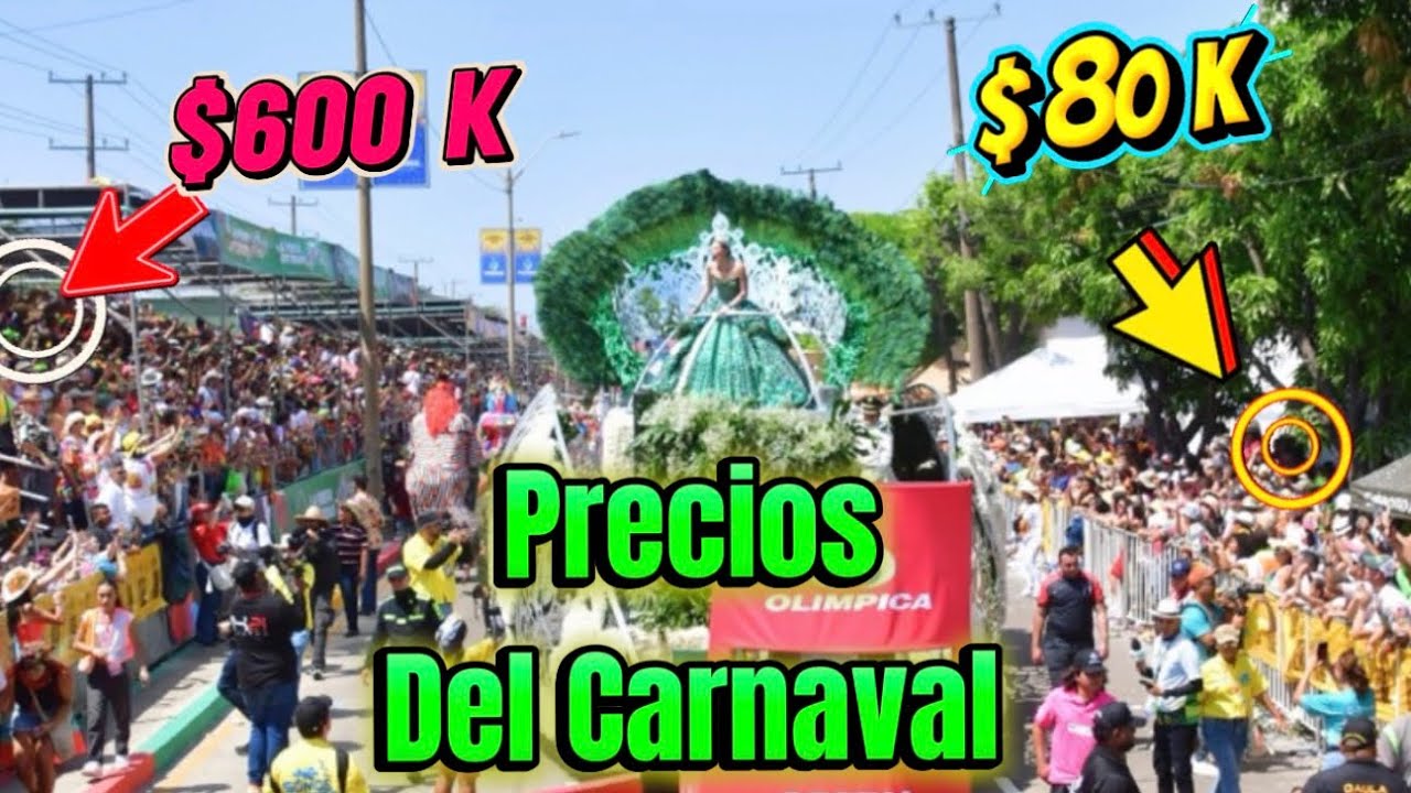 CUANTO CUESTA VENIR A LA BATALLA DE FLORES DEL CARNAVAL DE BARRANQUILLA ? BARATO O CARO ?