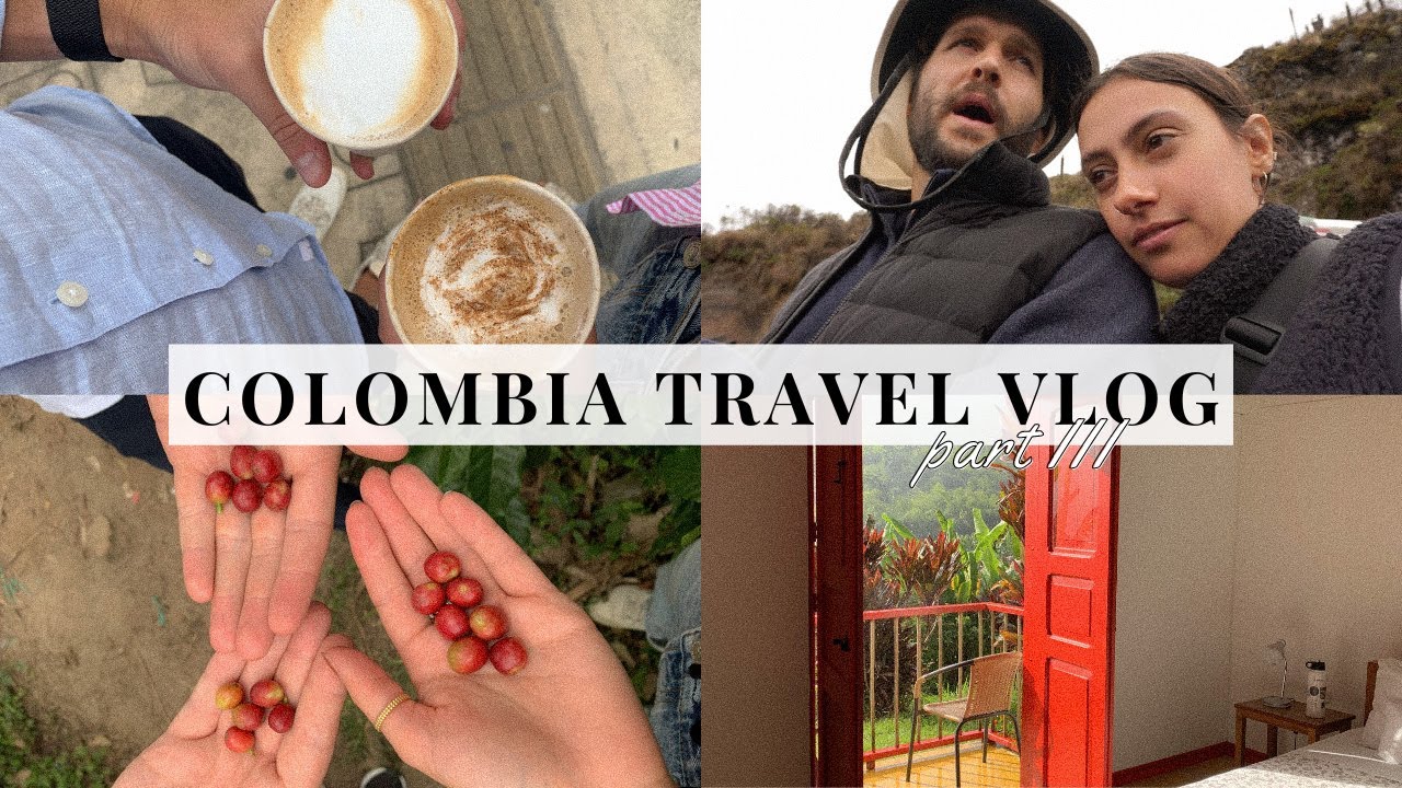 COLOMBIA TRAVEL VLOG: Staying on a coffee farm ☕️, Day trip to Salento, Volcano Hike, & Hostel Tours