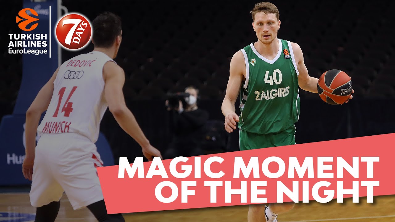 7DAYS Magic Moment of the Night: Marius Grigonis, Zalgiris Kaunas