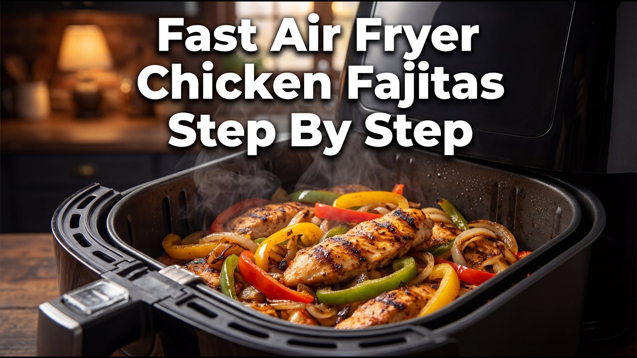 Fast Air Fryer Chicken Fajitas Cooking Guide Step By Step