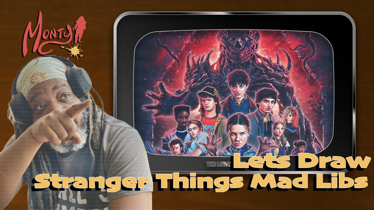 Live Art Stream: Let's Draw Stranger Things Mad Libs