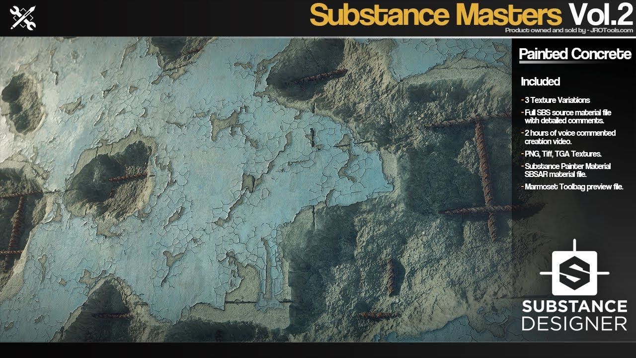 Substance Masters - PaintedConcrete time-lapse