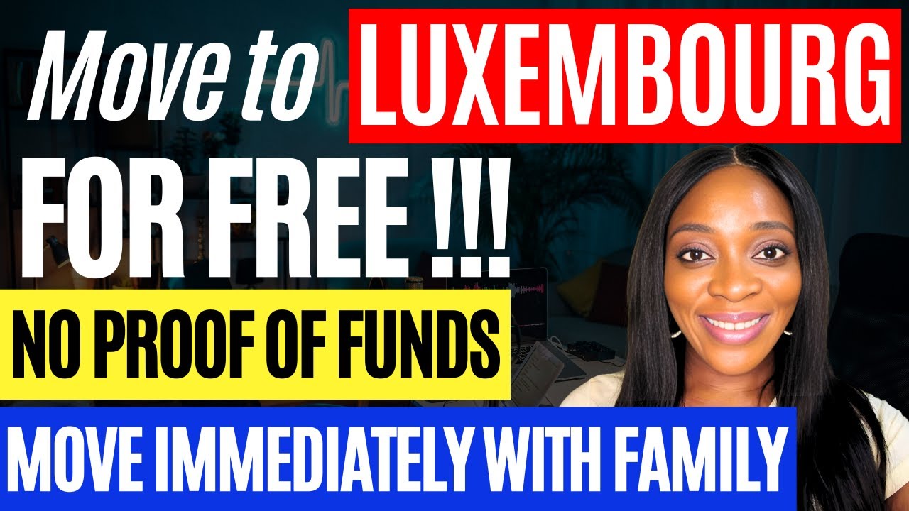 URGENT! FREE Luxembourg Work Visa | Relocate in 3 WEEKS! No IELTS