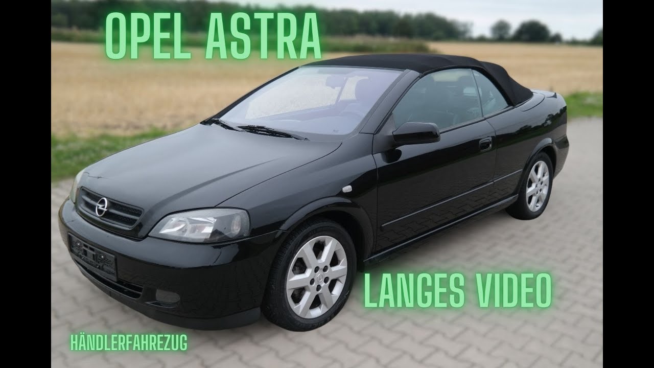 Opel Astra G Cabrio 2.2 16V Leder Alu Allwetter