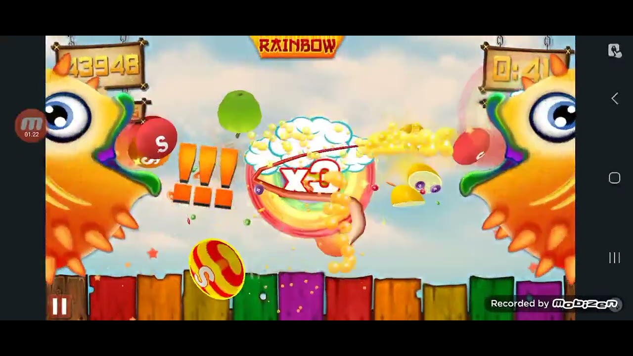 Fruit Ninja Vs Skittles Crazy Mod - More Skittles and Fruits