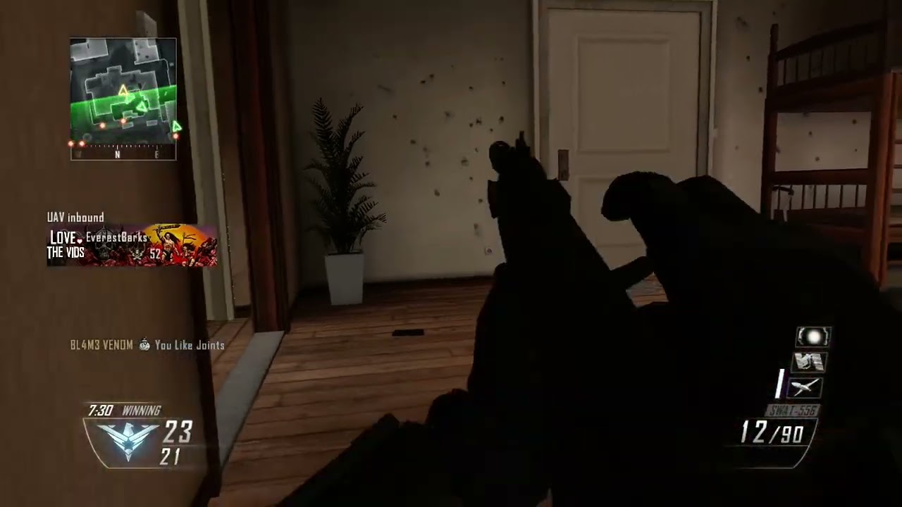 COD Black Ops 2: TDM on Standoff | 33-4 (M1216)