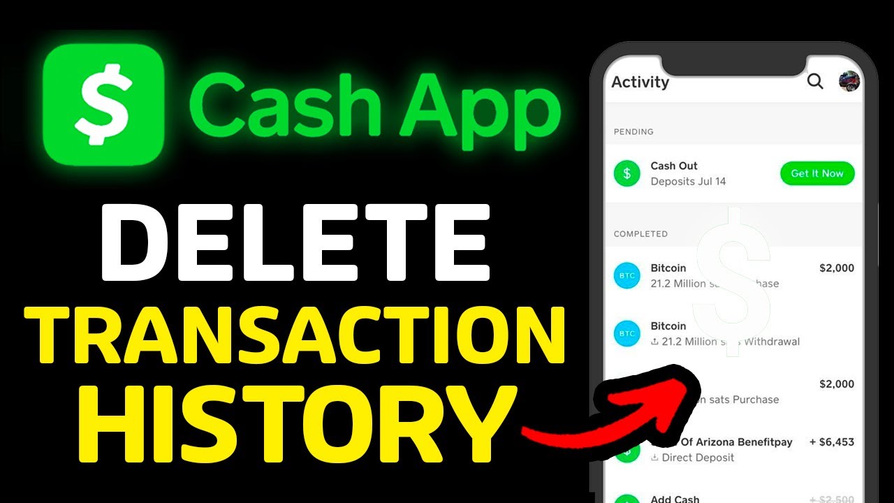 Как удалить историю транзакций в приложении Cash | Очистить историю транзакций в приложении Cash