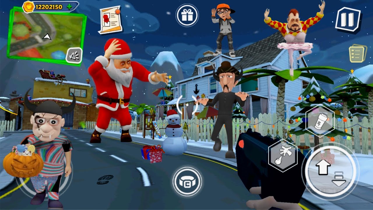 Dark Riddle (Mod Menu) Christmas Update New Character Vs Save The House Halloween Gameplay 2023