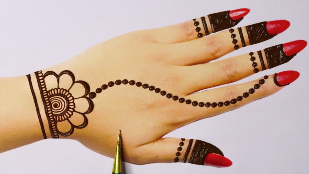 रक्षाबंधन स्पेशल मेहंदी डिज़ाइन | Easy Simple dots mehandi design | Stylish Mehndi designs| mehndi