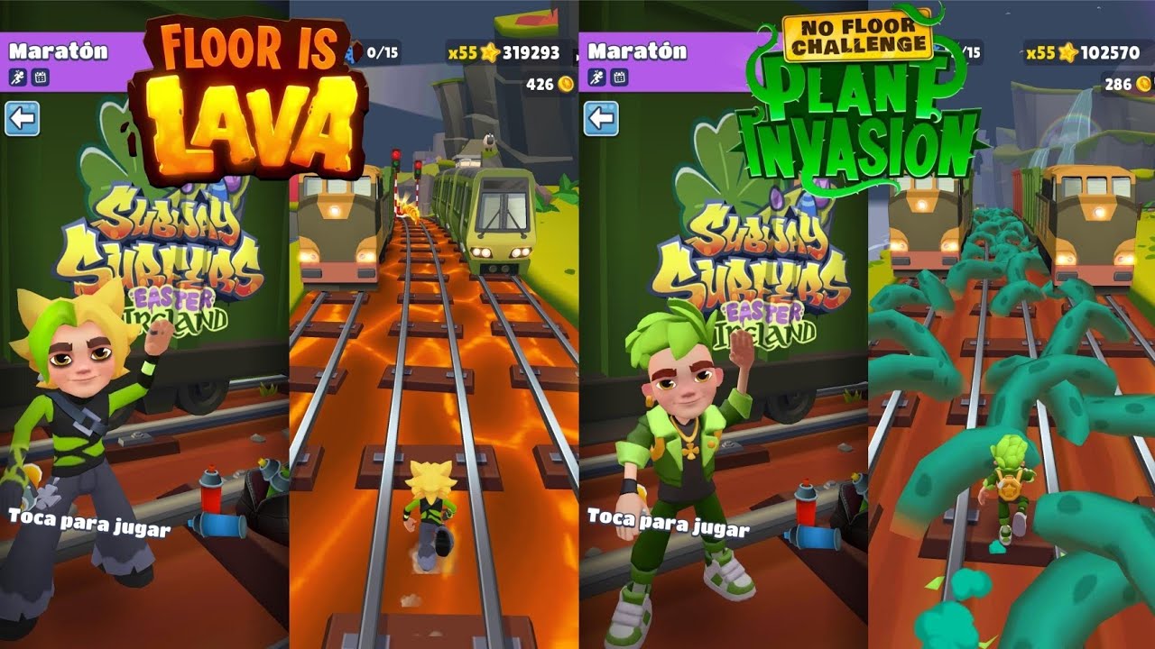 Irlanda en Caos 🍀🔥 Floor Is Lava vs Plant Invasion | Subway Surfers