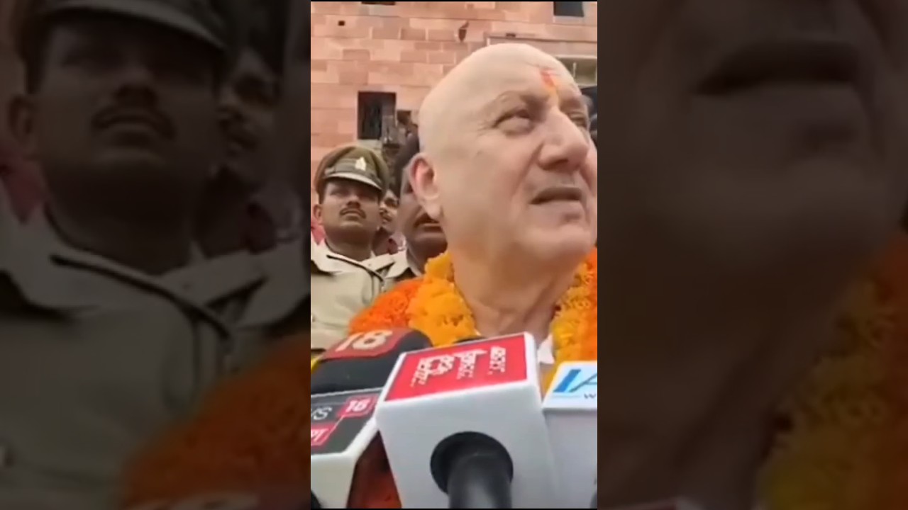 #anupamkher Gyaan on Ram Mandir Chanda Chori - #gyaani #abhinavarora #dhirendrashastri  #champatrai