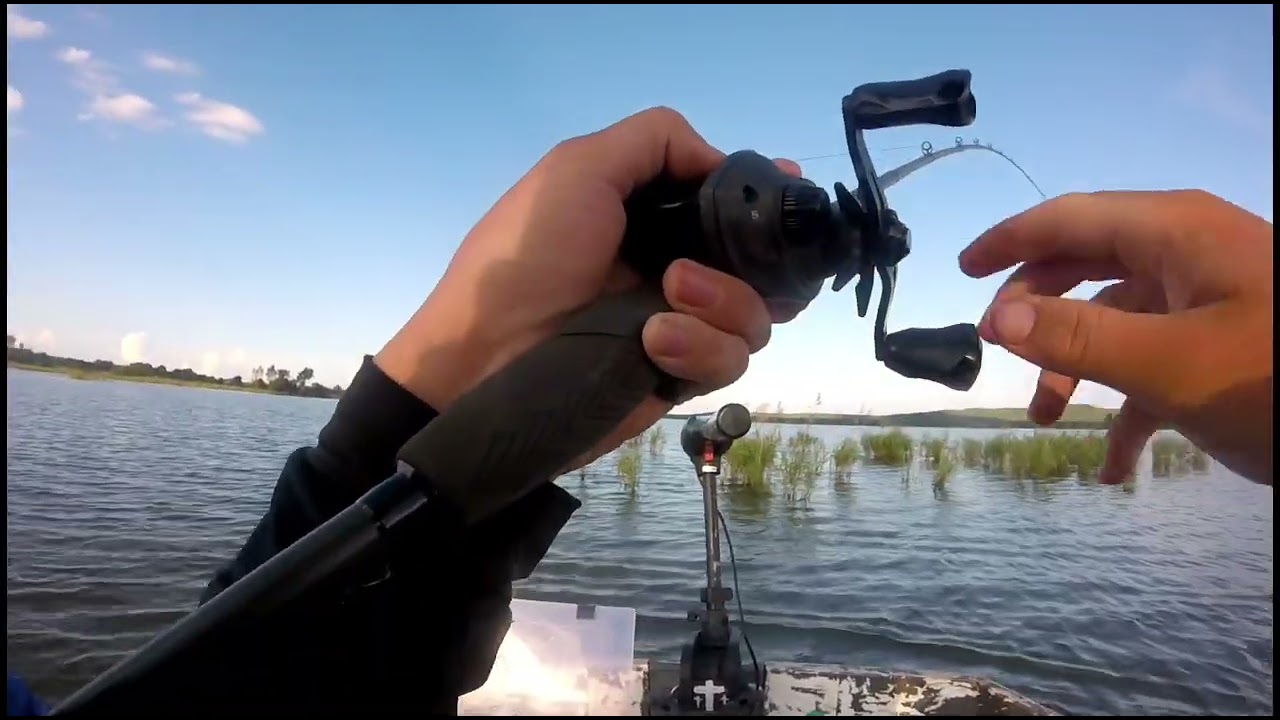 Bass fishing at koster dam