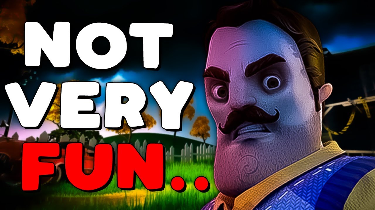 THE WORST HELLO NEIGHBOR GAME... | Hello Neighbor 2 Alpha 1
