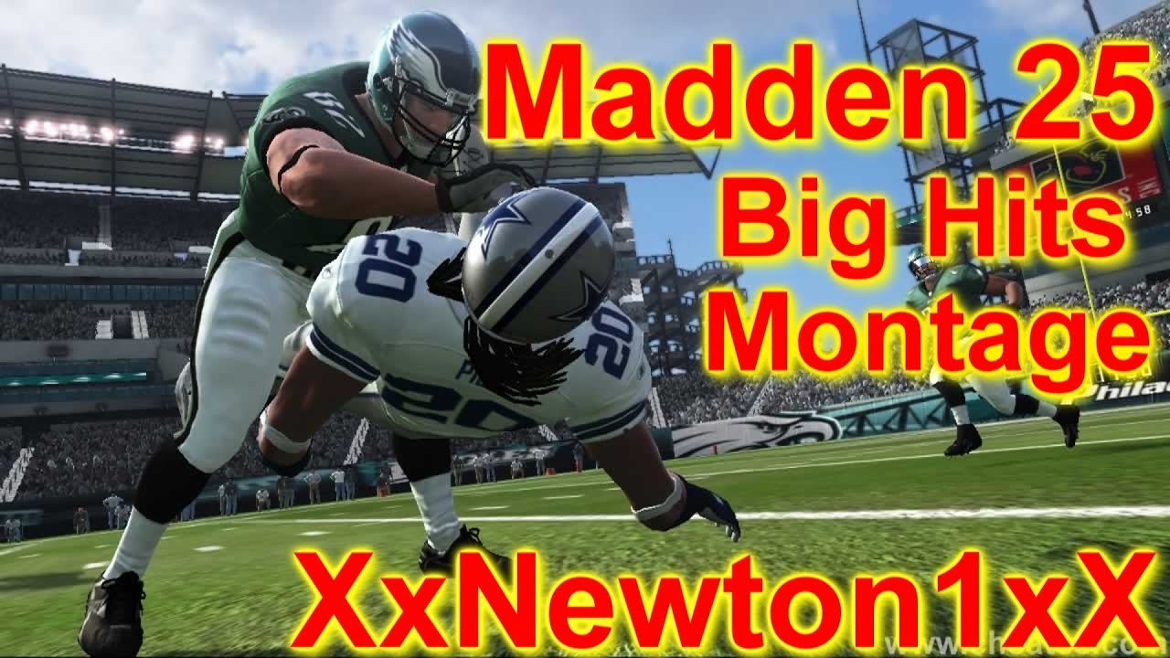 Madden 25 Big Hits Montage