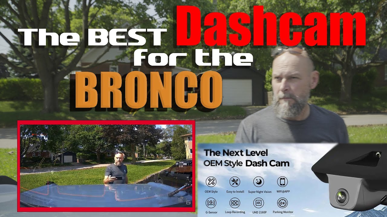 Installing a MANGOAL 4K Dash Cam in My 2024 Ford Bronco | Clean & Easy Setup!