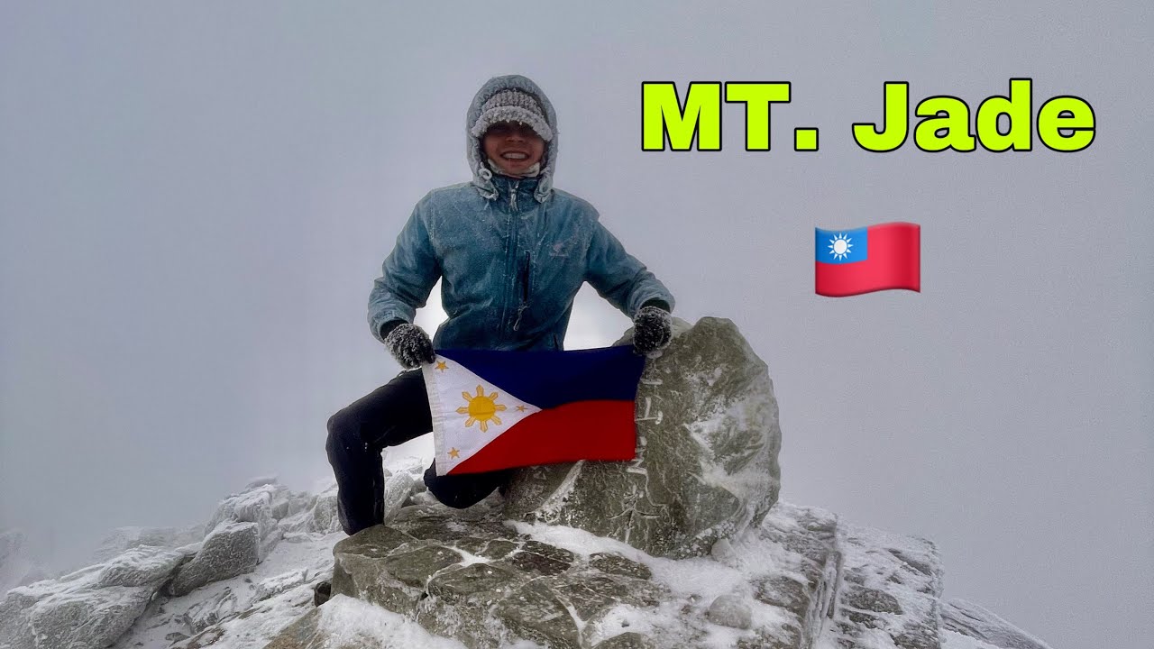Yushan peak or known as MT. Jade 🏔️ snow mountain 🏔️