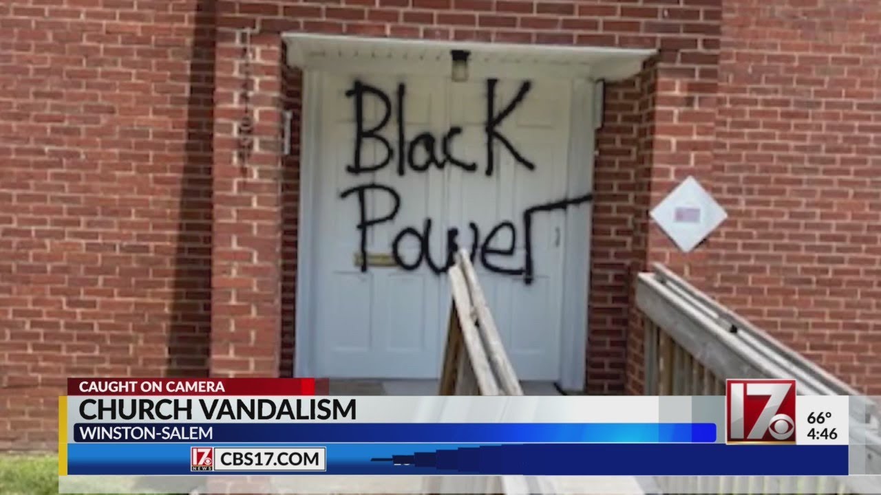 Church vandalized in Winston-Salem