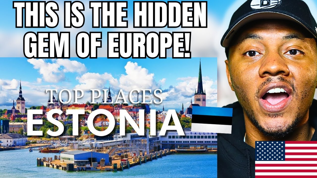 AMERICAN REACTS to the Top 10 Coolest Places to See in Estonia!