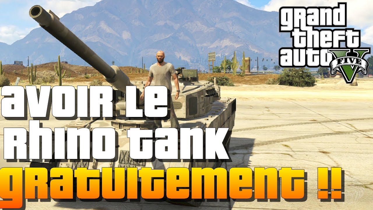 [GTA 5 Online] Véhicules Spéciaux ! - Comment avoir le Rhino Tank gratuitement