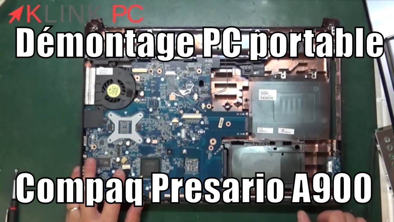 Как разобрать ноутбук Compaq Presario A900