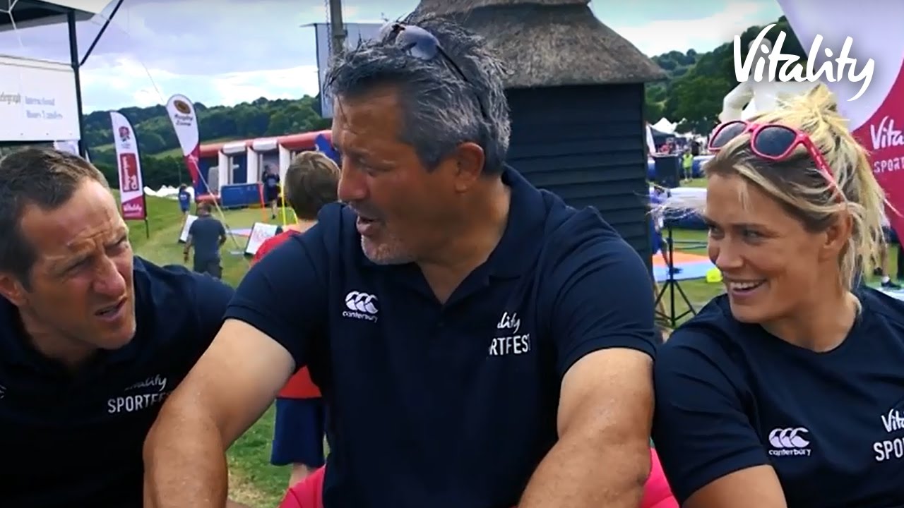 Lucas meets.. the rugby Legends ! SportFest 2016!