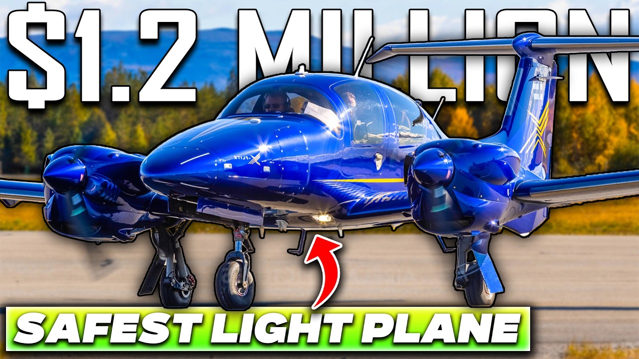 САМЫЙ БЕЗОПАСНЫЙ самолет в мире: Diamond DA62