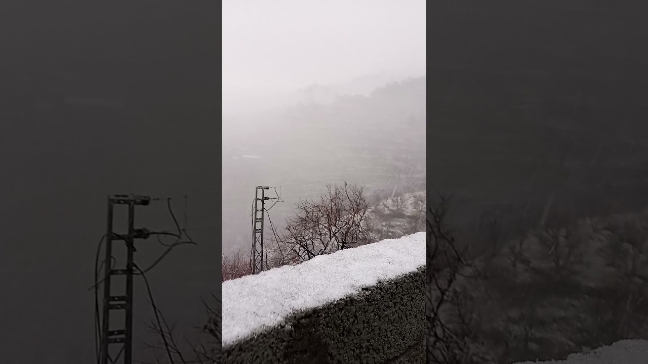 snow fall in koz shawer swat ] matta swat