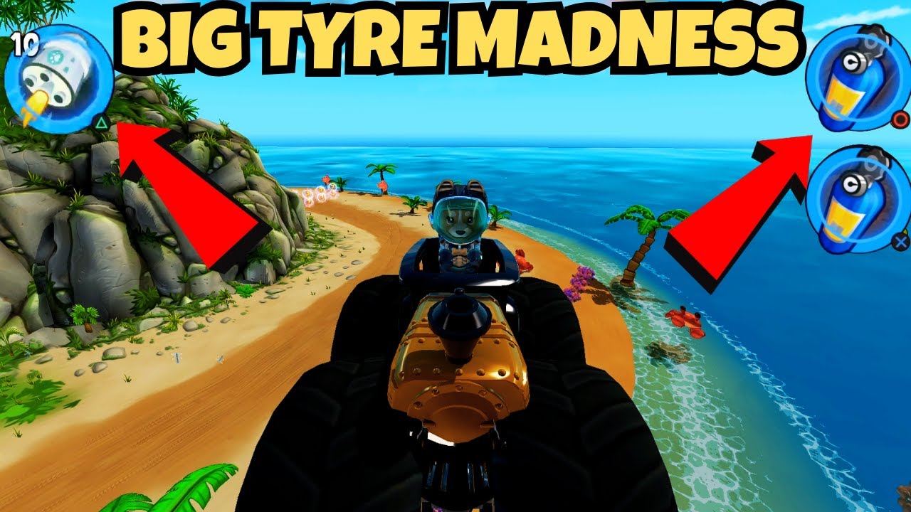 Beach Buggy Racing 2 BIG TYRE Challenge! 😱 I Couldn’t Control This Madness