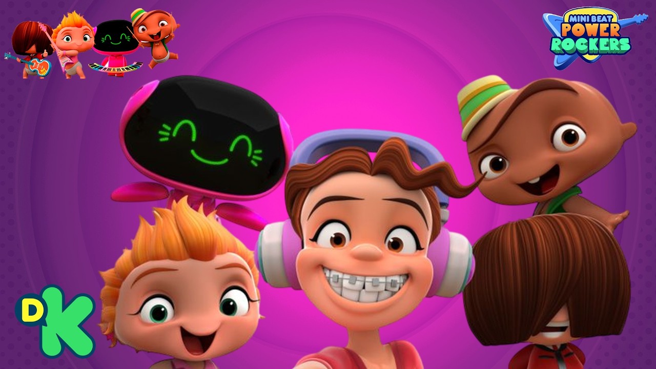 🎹🎼 Músicas que nunca param de tocar! Vamos curtir com a MBPR! 🎸🎵 | Mini Beat Power Rockers | DK 🇧🇷