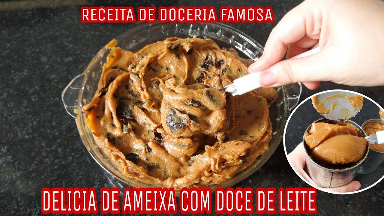 RECHEIO DELICIA DE AMEIXA COM DOCE DE LEITE | RECHEIO CREMOSO BRIGADEIRO DE DOCE DE LEITE COM AMEIXA
