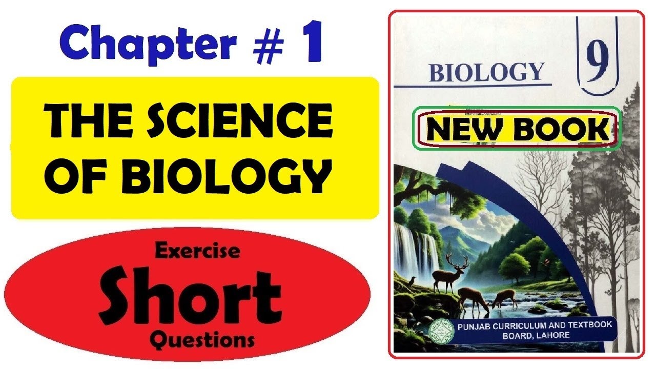 Exercise Short Questions, Chapter 1, The Science of Biology, Class 9 Biology, 9th biology,GS Academy