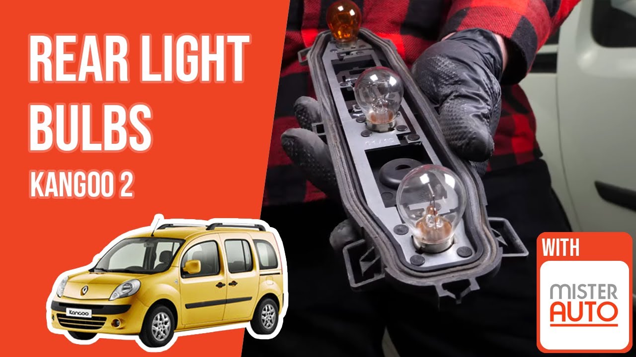 How to replace the rear light bulbs Kangoo mk2 💡