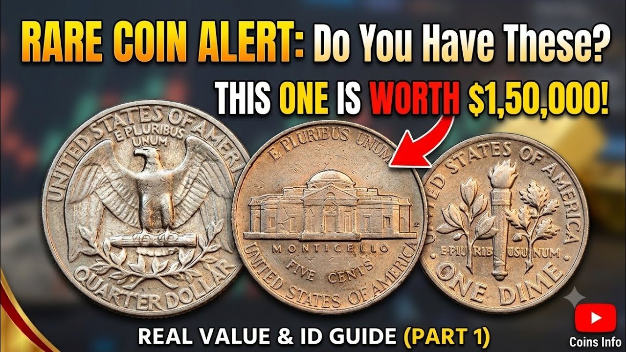 Rare USA Coin Values: 3  Rare Coins That Could Be Worth a Fortune!