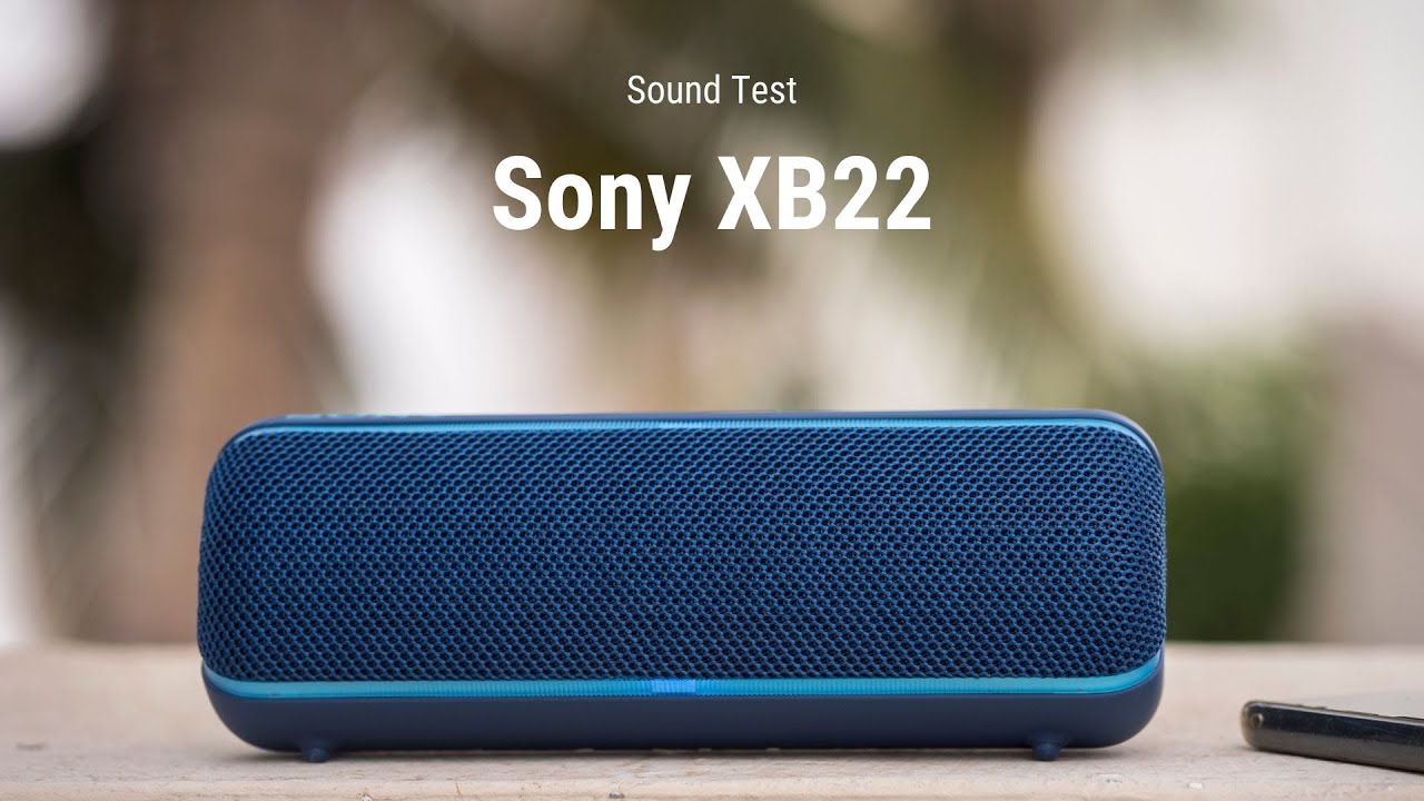 Sony SRS XB22 Bluetooth Speaker - Sound Test