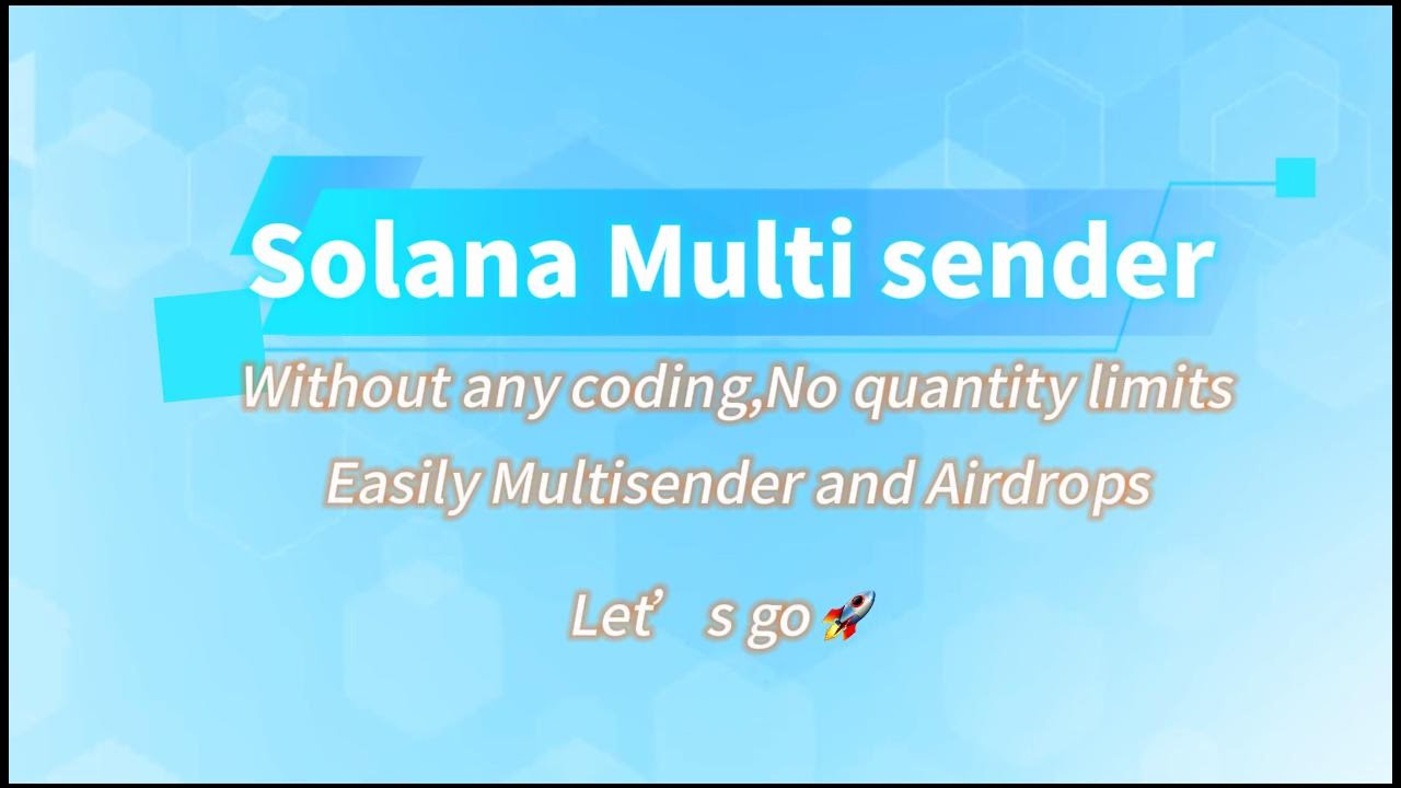 Solana MultiSender | Ultra-Low Cost, Secure & Transparent Airdrop Tool