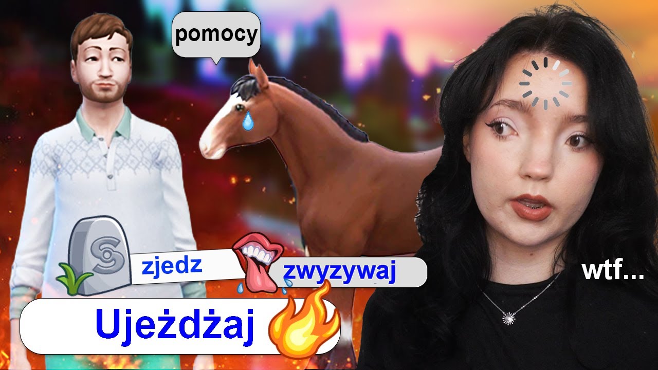 ROBIĘ WSZYSTKO co MI KAŻĄ w SIMSACH… (popłakałam się)