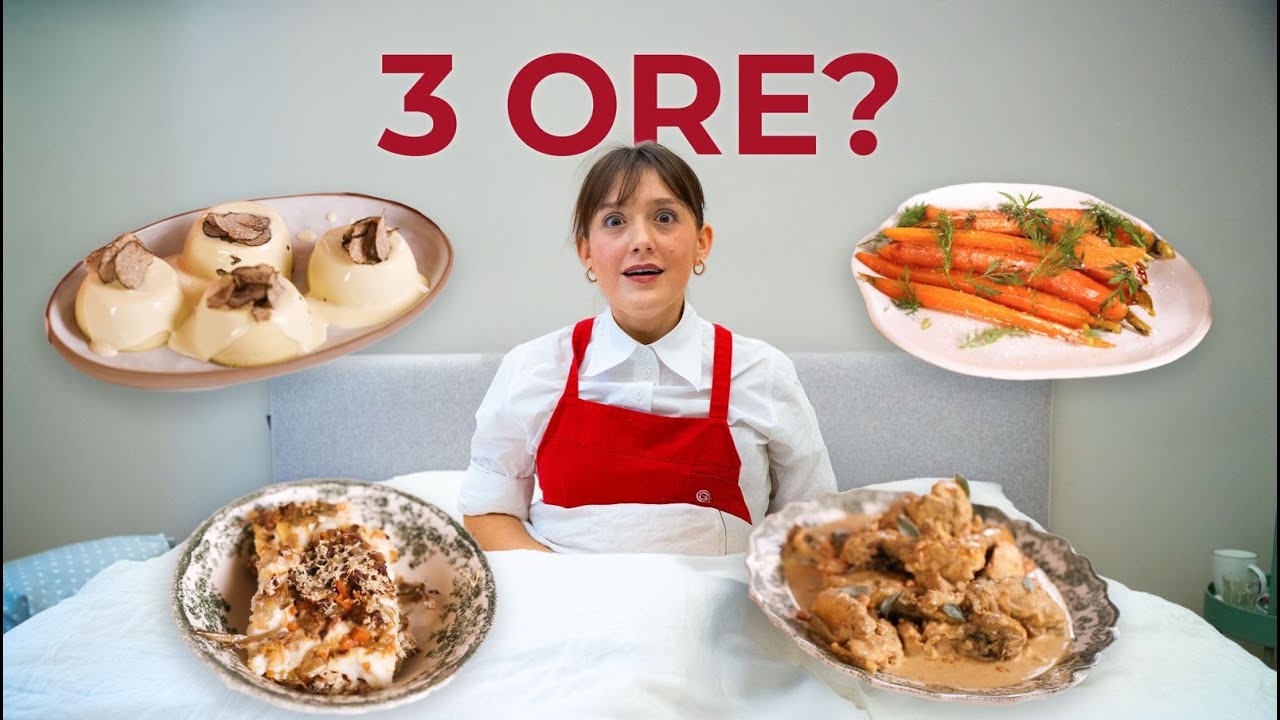 Ho preparato un MENU COMPLETO per NATALE in SOLO 3 ORE - DIFFICILE