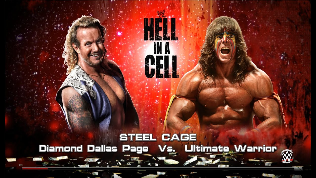 WWE 2k15 Личное первенство по правилам Steel Cage бой между Diamond Dallas Page - Ultimate Warrior