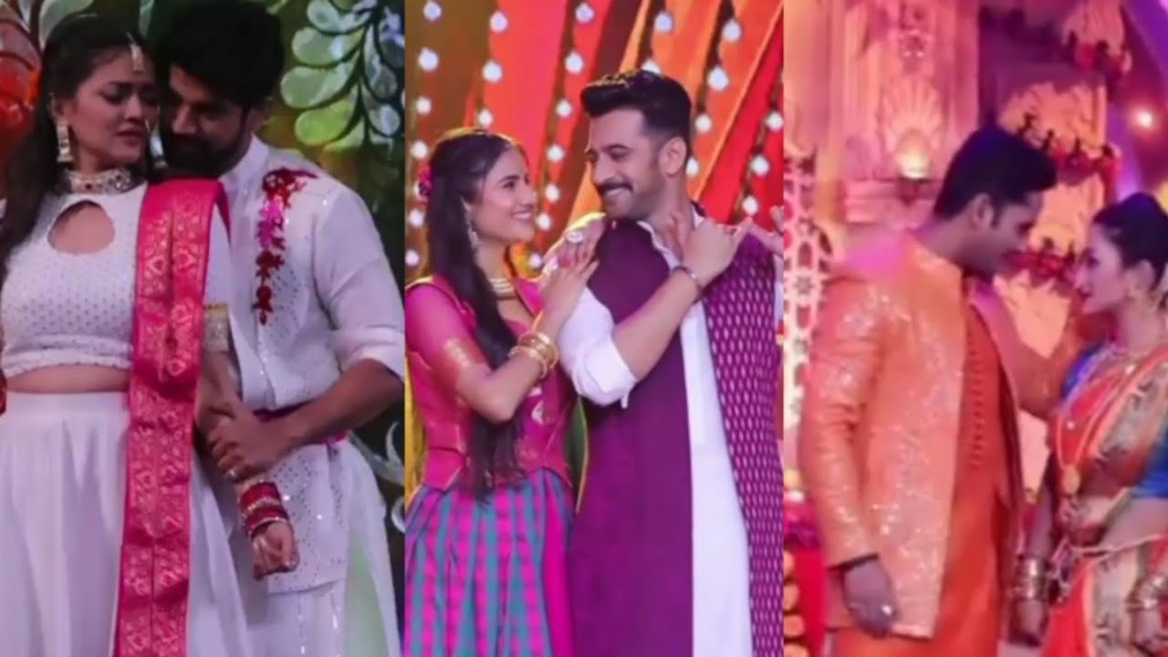 पहा Star pravaha parivar puraskar cupple dance Tipkyanchi rangoli, swabhiman actor
