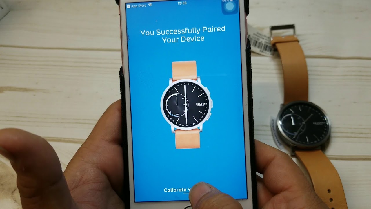 Hướng dẫn kết nối đồng hồ Skagen Hybrid Smartwatch